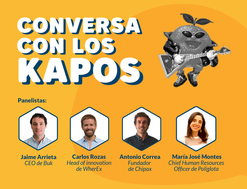 Evento Startups: Wherex participó en conversatorio de Buk Starter “Conversa con los Kapos”