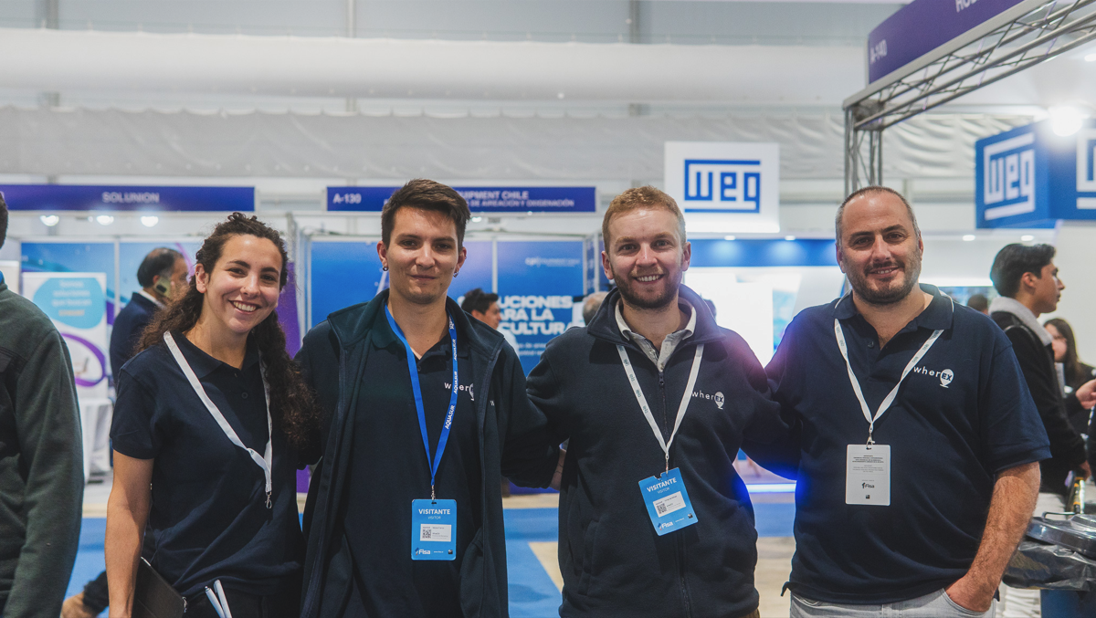 Wherex se hizo presente en Aquasur 2024 entregando reconocimientos a sus proveedores