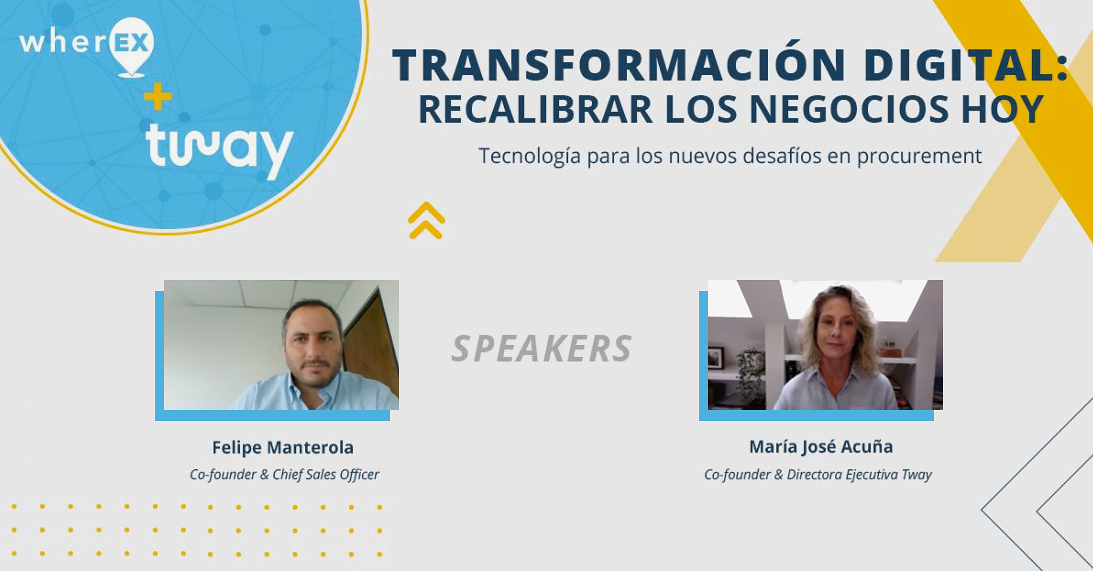 Tway y wherEX realizan webinar sobre transformación digital en la provisión de insumos y otras áreas empresariales