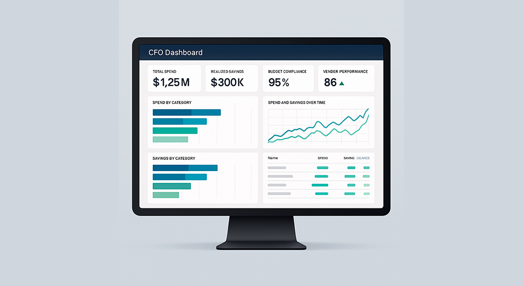 Tableros ejecutivos para CFO: KPIs de gasto y ahorro en tiempo real