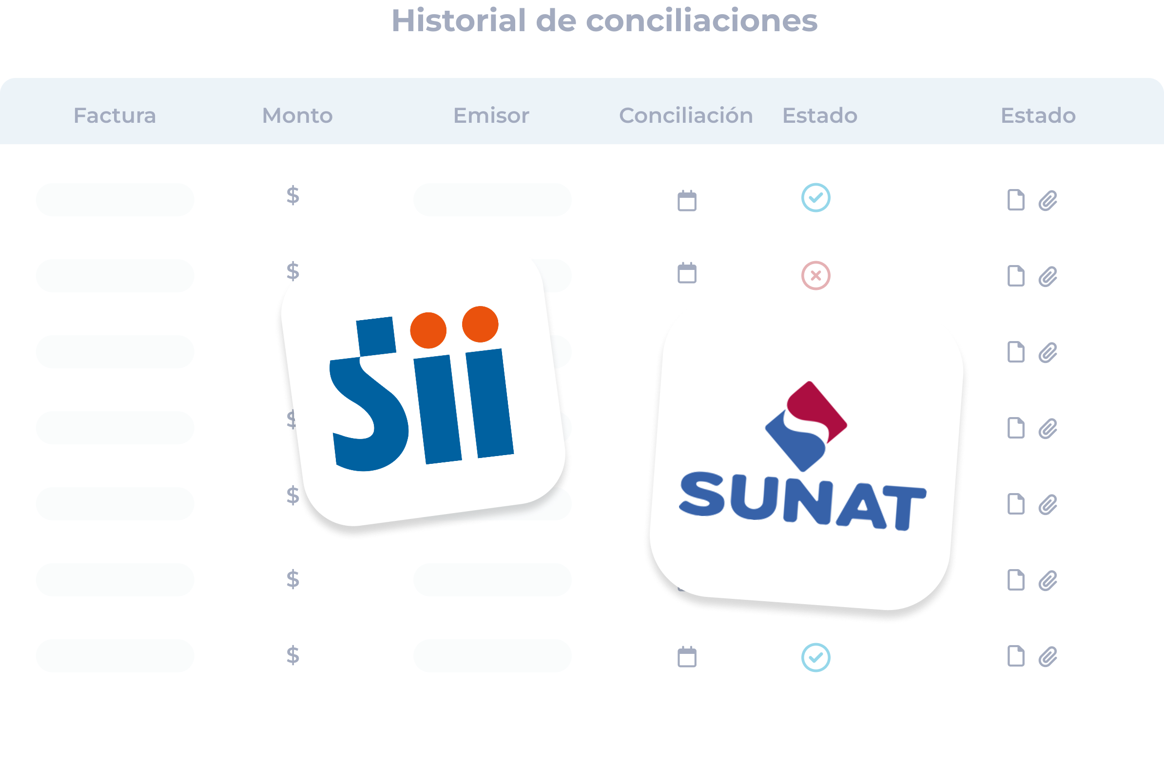 Sincronización en línea - Conciliador de Facturas