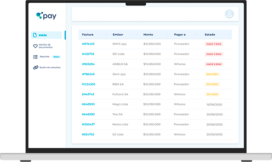 Portal de Pago a Proveedores - Pay